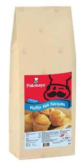 Muffin Kek Karışımı Mükemmel kabarma ve üstünde çatlama elde edilen bu ürünün içerisine, isteğe göre kuruyemiş, meyve parçacıkları,