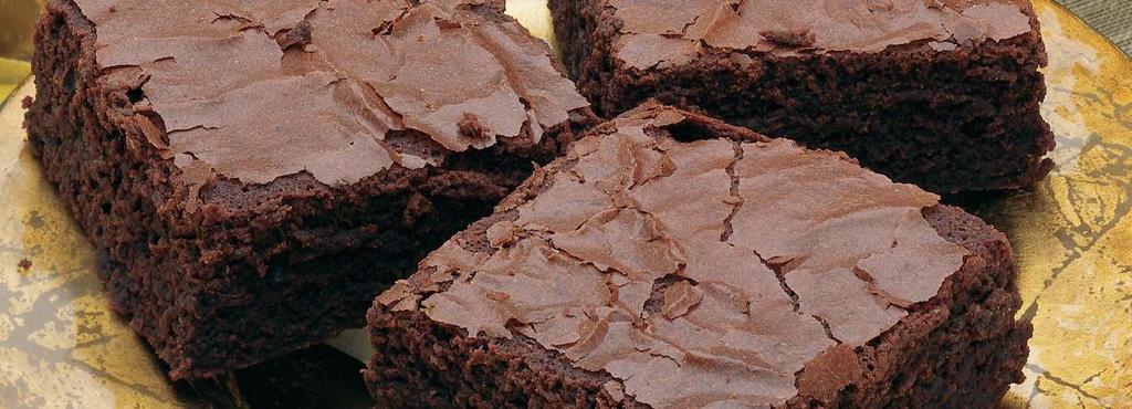 Brownie Kek Karışımı Islak ve mükemmel bir içyapıya