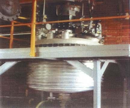 Ş. Basınç reaktör (-1 / 6 ) bar AISI 316 l.