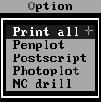 Şekil 11: PCB editor'ünün file menüsünün output alt komutu çalıştırıldığı zaman ekranda görülen pencere Şekil 12: Edit menüsünün komutları Şekil 13: Add menüsünün komutları saved!