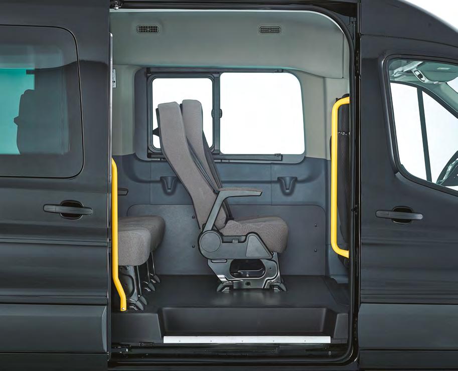 Koltuk arkası tutamacı ve plastik koruması Yeni tasarım Ford Transit deluxe