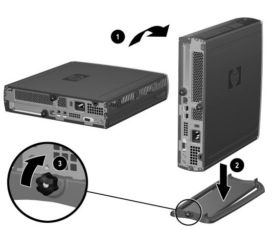 Ürün Özellikleri Mini kasa veya Masaüstü Yapılandırmasını Seçme HP Compaq Business Masaüstü Bilgisayarı bilgisayarı, mini kasa veya masaüstü yapılandırmasında kullanılabilir.