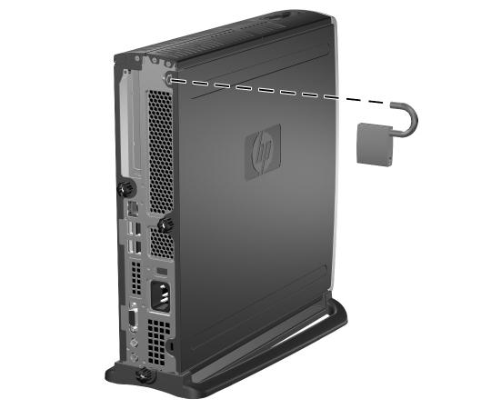 Güvenlik Koşulları Asma Kilit Takma Giriş/Çıkış Güvenliği HP Compaq Business Masaüstü Bilgisayarı ürünlerinde bulunan güvenlik özellikleri hakkında