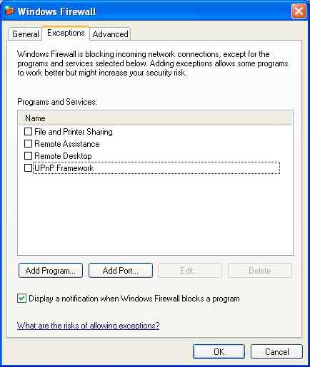 5 Add Program... ı seçin. Windows Vista kullanırken Yazılım kurulumu Aktif içeriklere ilişkin bir uyarı mesajı, CD den IP Setup Program gibi yazılım kurulurken görünebilir.