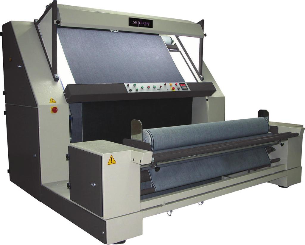 DK3 Açık En Ağır Tip Dokuma Kumaş Kontrol Makinası Open Width Woven Fabric Inspection Machine TEKNİKÖZELLİKLER ÖZELLİKLER TEKNİK Teknik Özellikler Designed for rewieving, rewinding and length