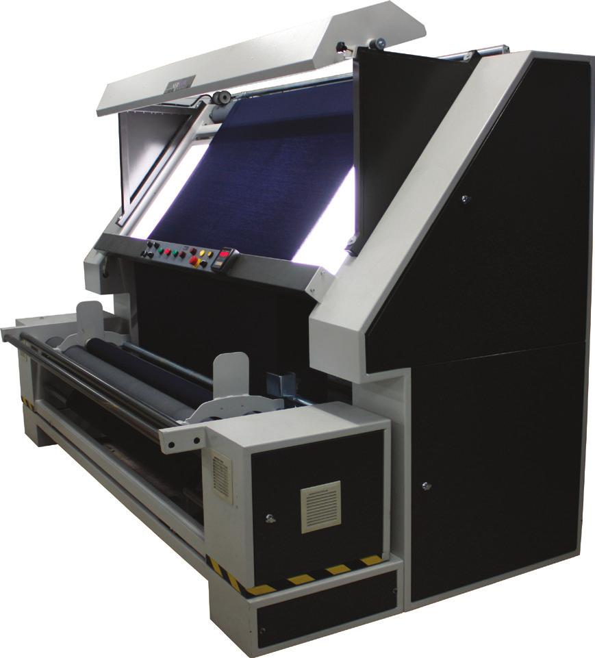 Teknik Özellikler Technical Specifications Örme Kumaş Kontrol Makinası Open Width Knitted Fabric Inspection Machine Maksimum hız (Dak.