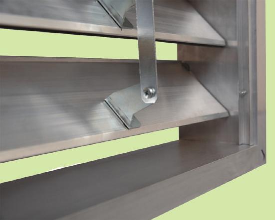 MONTAJ Hava kanalına montajı cıvata-somun ve kanal klipsi vasıtasıyla DESCRIPTION HDGD: Rectangular Back Draft Damper MATERIAL Products casing and blades are manufactured from extruded