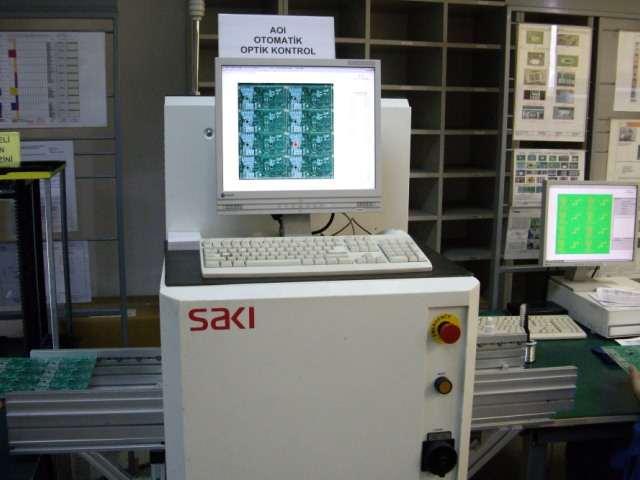 Üretim Hatlarımızdan Örnekler: SAKI AOI Makineleri AOI -