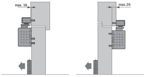 Açma ve kapama moment diagramı EN 4 için Açma momenti Kapama momenti Kapı kanadına çekme yönünde montaj TS 92 B Yaklaşık 80 açılma olanağı sağlar.