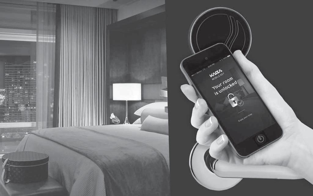 Otel Kilitleri Otel Kilit ve Geçiş Kontrol Sistemleri Quantum serisi Otel kilitleri dormakaba, basit ve güvenli bir mobil erişimi sağlar.