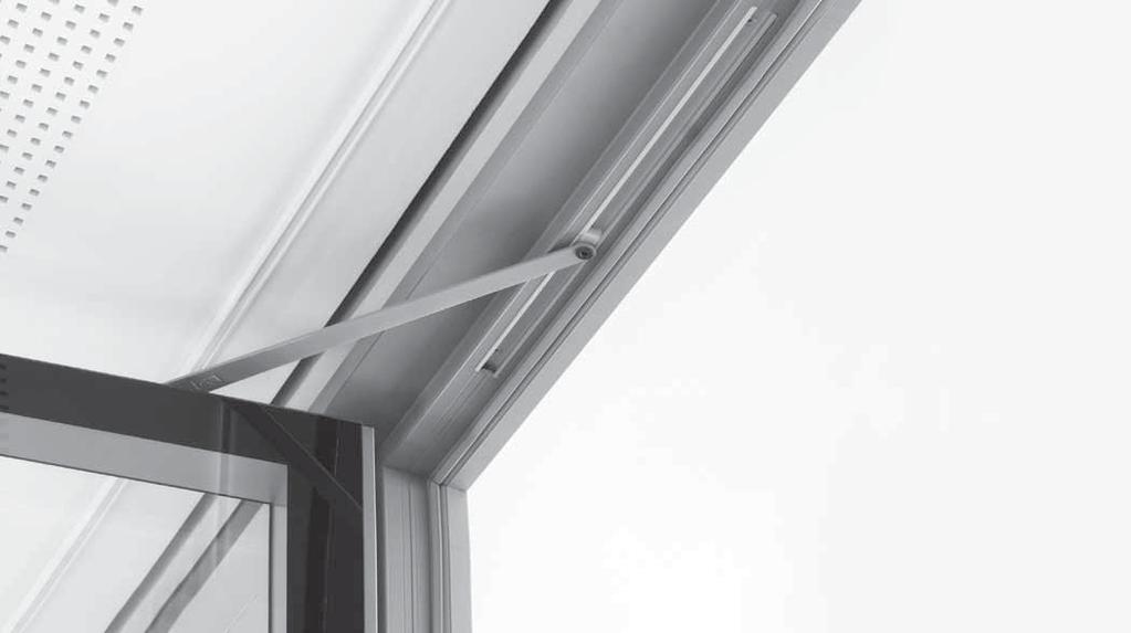 ITS 96 kompakt tasarımı ile dar kanatlı kapılarda rahatlıkla kullanılabilmektedir.