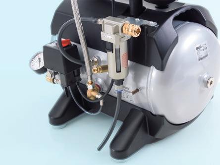 Otomatik kondensat ayırıcı Kuru hava sistemi bulunmayan sistemlerde, düzenli olarak bir valf üzerinden elle boşaltılması gereken yoğuşma suyu tankın