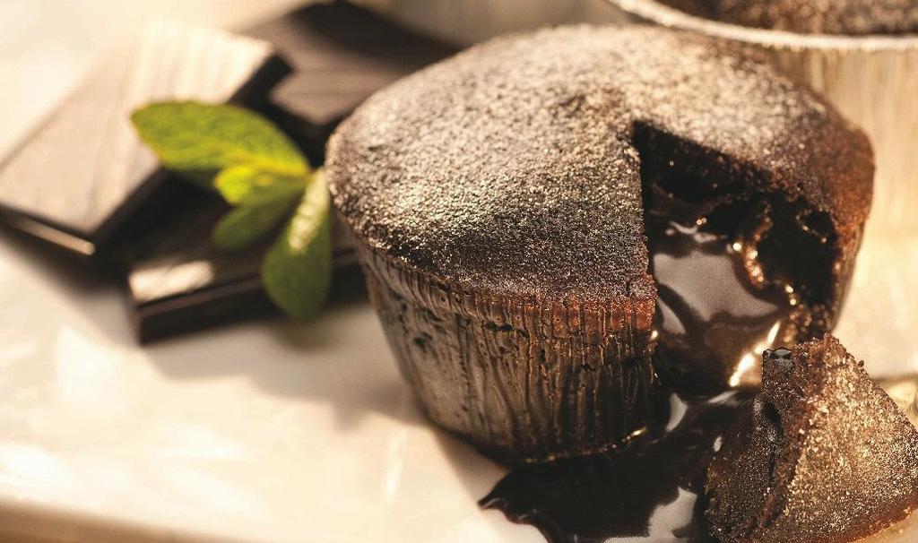 Sufle Bitter Çikolatalı Yoğun çikolata lezzeti damaklarınızı