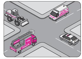4.Okul taşıtlarının arkasındaki DUR işaretinin yandığını gören sürücüler nasıl hareket etmelidir?