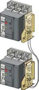 Kaynak Transfer Sistemleri Compact NS, Masterpact NT, Masterpact NW ve EasyPact MVS (2 li ve 3 lü) Compact NS630b-1600 serisiyle otomatik enversör set için gerekli aksesuarlar - 2 adet motor