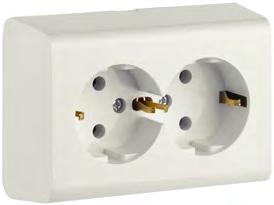 Gang Tv Socket Outlet - Through Line Tv Socket Outlet - End of