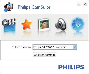 kuruluysa, Philips CamSuite Web Kameras Sürücüsü SPZ5000 ile sa lanan a a daki özelliklere h zl eri