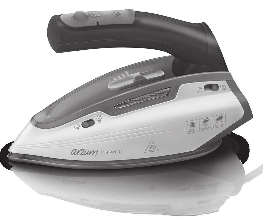 TRIPPER AR 690 SEYAHAT ÜTÜSÜ AR 690 TRAVEL IRON AR 690 REİSE BÜGELEİSEN KULLANMA KILAVUZU