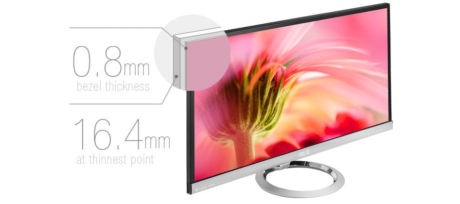 DESIGNO SERİSİ MX299Q Ultra Geniş 21:9 Sinematik Monitör Tam Panoramik Görsel ve İşitsel Bir Deneyim Saf Bir Sinematik Deneyim : Çerçevesiz tasarımı ile ultra geniş 21:9,