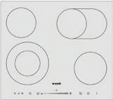 3 C de pizza, pide yapma Dokunmatik beyaz LCD Üst bölmede surf pişirme teknolojisi 7 cm genişlik (60 cm kabine sığar) Düğmeden