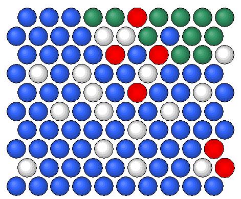 a) b) ) Şekl 4 6 özntelk çn, a) 10x10 nöronlu, b)12x12 nöronlu, )14x14 nöronlu altıgen topolojye sahp Öz Düzenley Hartalar yapıları.