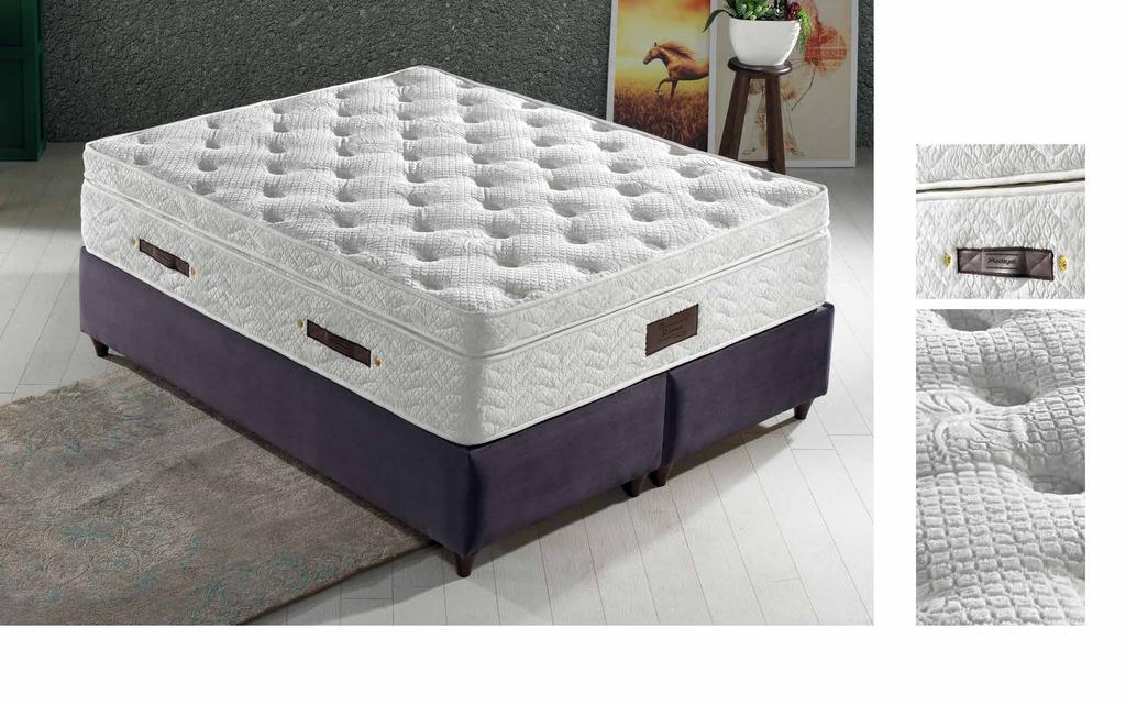 Ultra soft velur kumaştan üretilen Romeo yatak saf rahatlığı arayanla için mükemmel seçimdir.