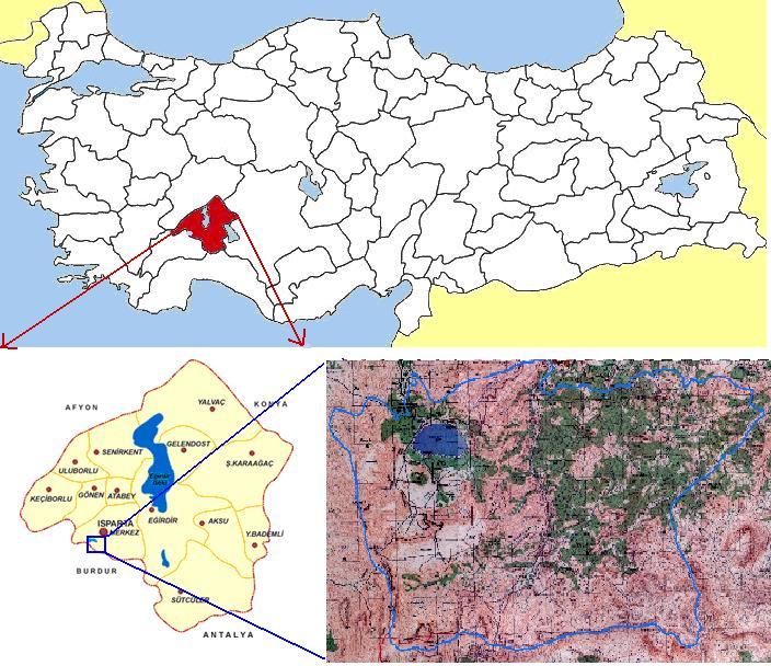 Gelincik, Darıderesi köyleri ile merkez ilçenin tarlalarının bir kısmı tabiat parkı sınırları içerisinde kalmıştır (UDGP, 26; ÇEDGM, 29). Şekil 3.