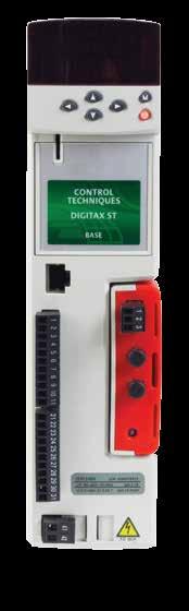 Digitax ST Base erkezi, koordineli hareket Digitax ST - Base, merkezi hareket kontrolörleri ile entegrasyona yönelik tasarlanmış olup, dijital veya analog teknoloji yardımıyla bağlanabilir.