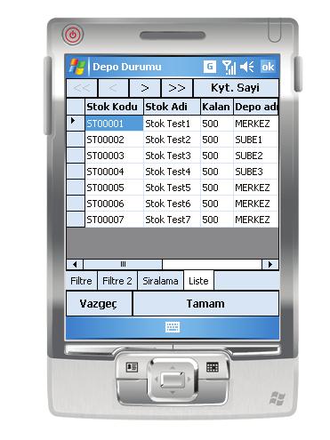 WOLVOX ERP programında kayıtlı olan stoklarınızı aktararak satış yapabilir, sipariş alabilir veya irsaliye düzenleyebilirsiniz. Kayıtlı olmayan stoklarınızı el terminali üzerinden kaydedebilirsiniz.
