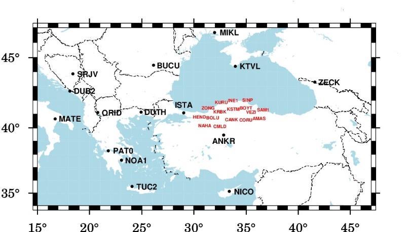 Samed İnyrt, Çetin Mekik, Ömer Yıldırım n VTEC = E v (β, s) = max n n=0 m=0 Ṕ nm (sinβ) (a nm cos(ms) + b nm sin (ms)) = [ f 1 2 f 2 2 P 40.