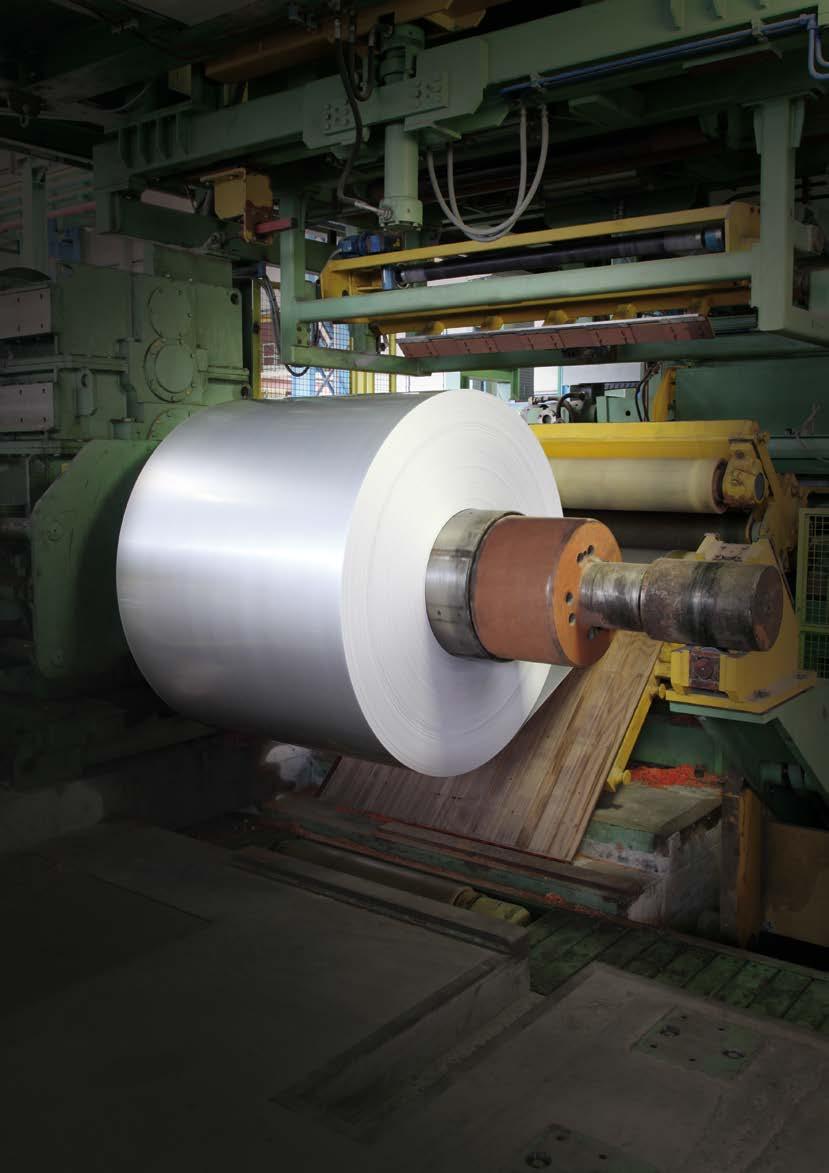 2 cold rolling lines 2 skinpass lines 270,000 t/y manufacturing capacity product: cold rolled coils
