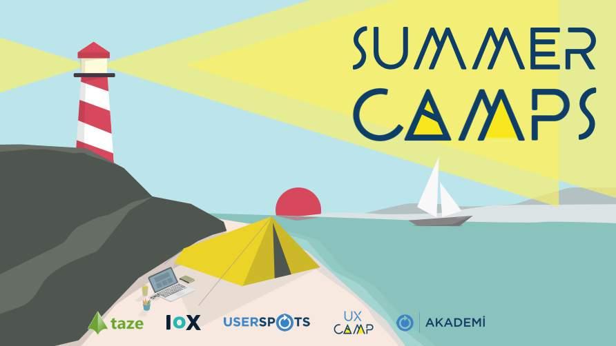 UX Camp: 3 Temmuz - 4 Ağustos 2017 Marketing Camp: 3-9 Temmuz 2017 UI Camp: 10 Temmuz - 11 Ağustos 2017 IoT