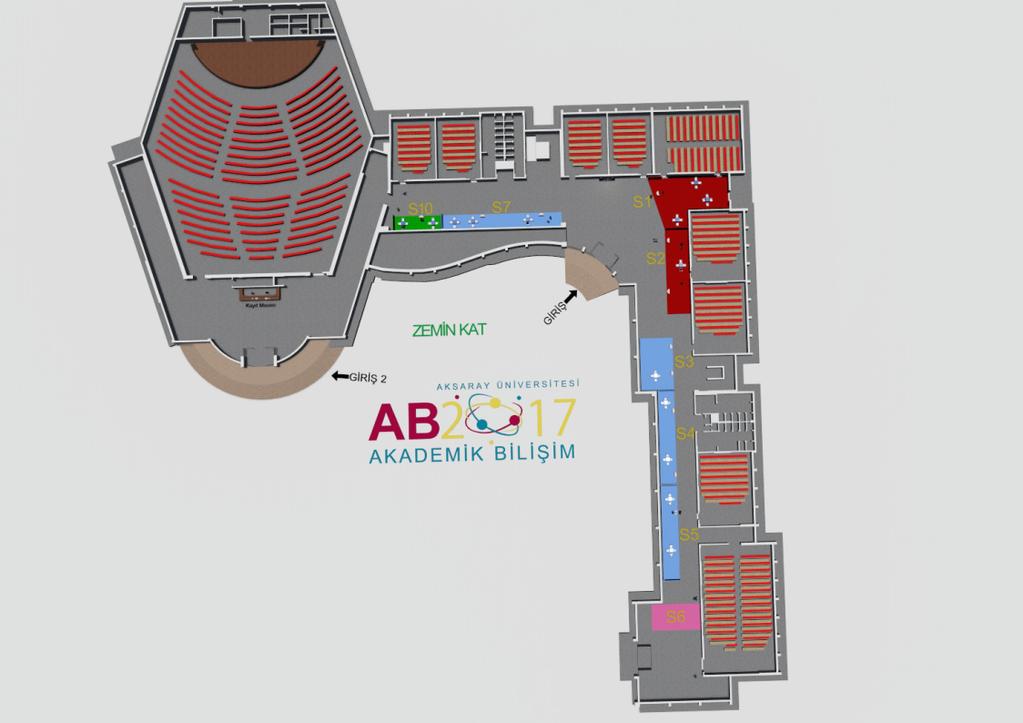 ANA SPONSOR 45 METRE KARE BİNA KROKİSİ ÜZERİNDE: S1 S2 GOLD SPONSOR 30 METRE KARE BİNA KROKİSİ ÜZERİNDE: S3-S4-S5-S6-S7 SİLVER SPONSOR GİRİŞ KAT 14 METRE