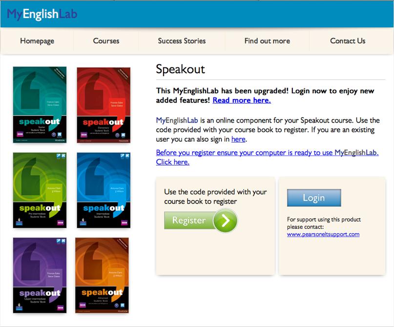 Speakout: Giriş Merhabalar, Bu dokümanda MyEnglishLab: Speakout öğretmen arayüzünü inceleyeceğiz. MyEnglishLab: Speakout, tüm tarayıcılarla ve tablet bilgisayarlarla %100 uyumlu çalışmaktadır.