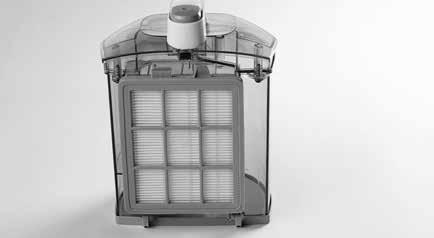 Dual motor koruma filtresi (HEPA filtresi / Gözenekli motor filtresi) Bu durumda, toz kutusundaki DOLU gösterge ışığı yandığında (Resim 5/5) veya toz kutunuz üzerindeki max çizgisine kadar dolduysa