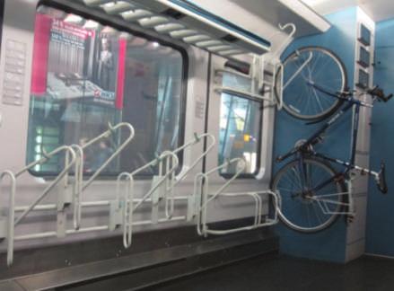 Ayrıca mobil uygulamalar aracılığıyla, trenlerde kaç bisiklet yeri kaldığı bilgisi