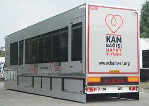 mobile blood donation vehicle to