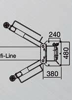 Profi-Line Lift, otomatik kilit sistemi ve ayarlanabilir kauçuk