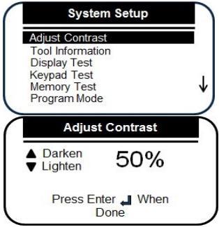 ENTER tuşuna basarak tamamlayın ADIM 2:2-TUŞ TAKIMI KONTROLÜ Keypad Test sekmesini