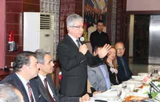 Yönetim Kurulu Başkanımız Zeki Özdemir, Konsoloslar Birliği üyelerini Sivas ta ağırlamaktan büyük mutluluk duyduklarını söyledi.