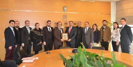 Yönetim Kurulu Başkan Vekilimiz Osman Yıldız başkanlığındaki heyet ilk olarak, Kocaeli Sanayi Odası nı ziyaret etti.