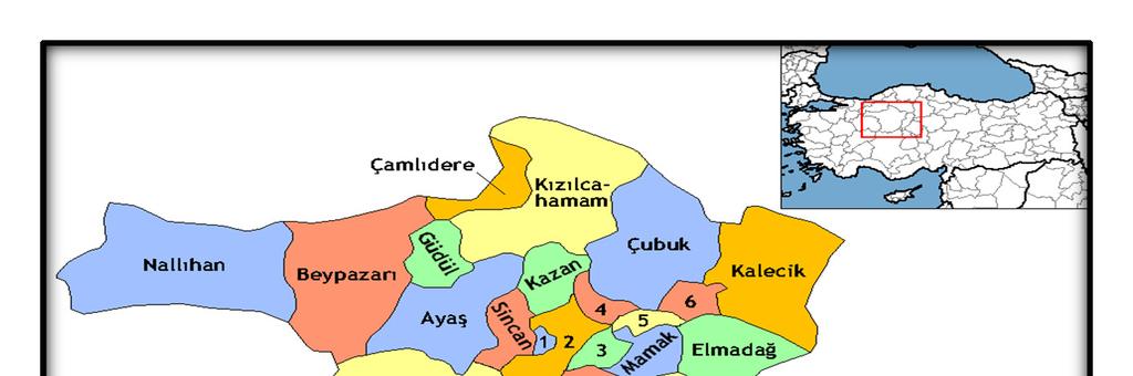 Ankara, ülke genelinde illerin ekonomik faaliyet konularındaki ağırlığı itibariyle sanayi ağırlıklı iller