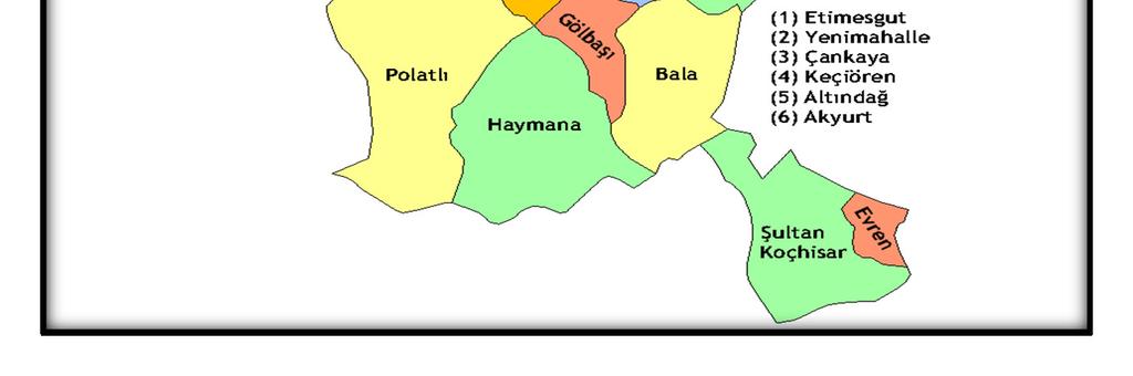 Ankara ili sınırları içinde makarna, un, bitkisel yağ, süt ürünleri, şeker, şarap, bira gibi besin sanayine