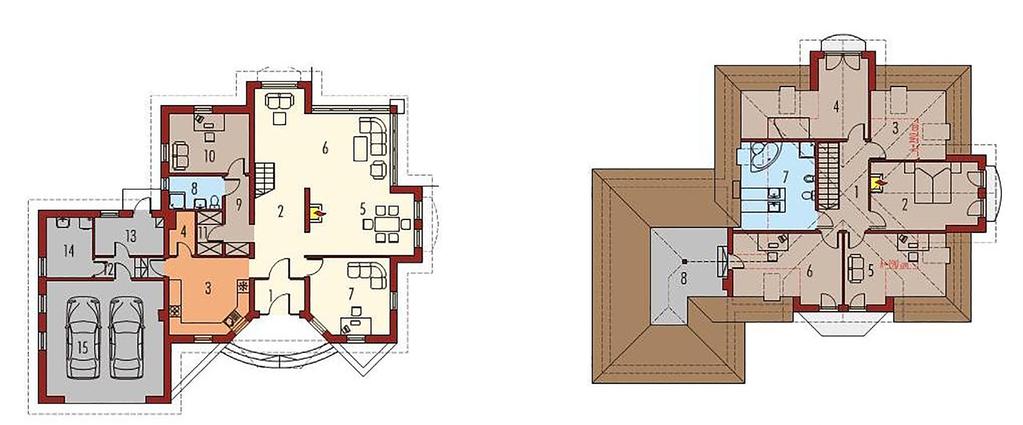 ÖRNEK EV MODELLERİMİZ 232 M2 ÖRNEK EV MODELİ TOPLAM 154.04m2 1. Giriş 03.59m2 9. Koridor 2. Antre 08.08m2 10. Yatak Odası 3. Mutfak 14.23m2 11.