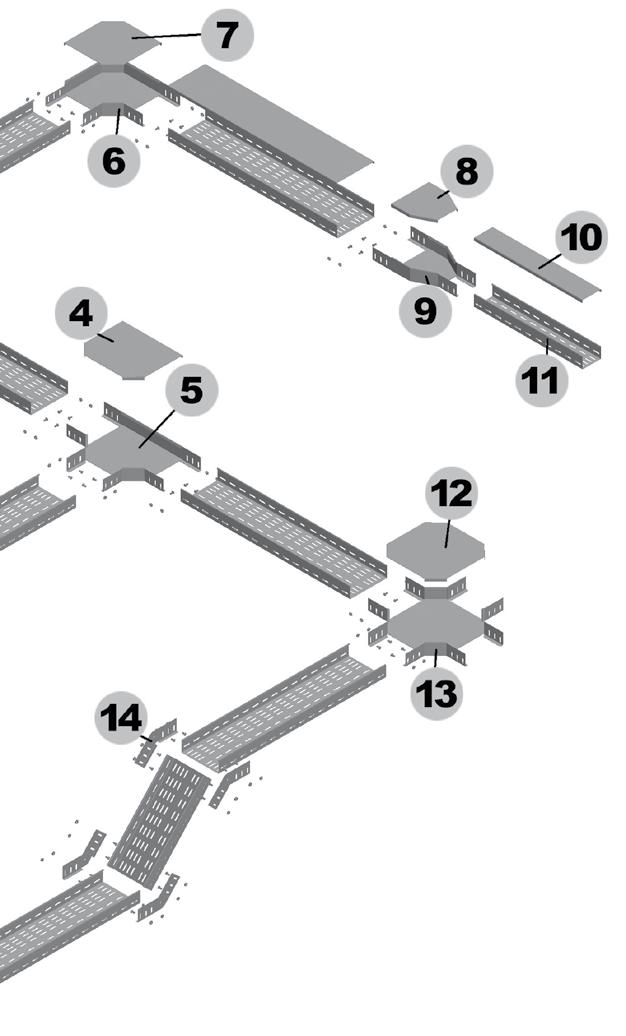 AĞIR HİZMET TİPİ KABLO KANALLARI MONTAJI HEAVY DUTY TYPE CABLE TRAYS MOUNTING A ğ ı r H i z m e t T i p i K a b l o K a n a