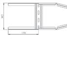 REDÜKSİYONLAR REDUCER İÇ VE DIŞ BÜKEY DÖNÜŞLER VERTICAL INSIDE & OUTSIDE BENDS Redüksiyonlar, merdiven kanal sistemlerini her iki yana eşit