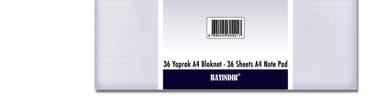 12/96 BBN0100 8690240200104 A4 Bloknot Kareli 36 yp.