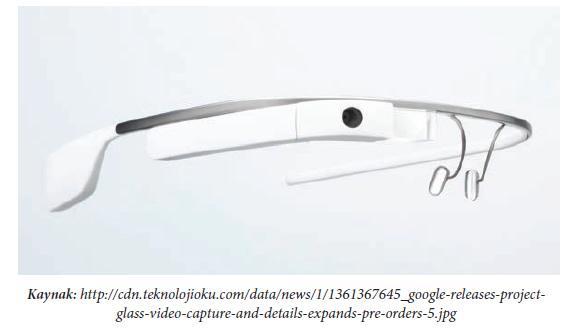 Giyilebilir Teknolojiler Akıllı Gözlükler Gözlük şeklindeki giyilebilir bilgisayarlardır.