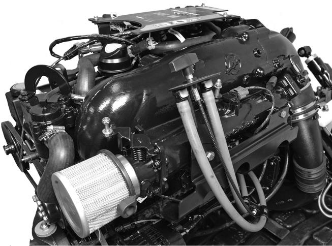 Bölüm 5 - Bkım ÖNEMLİ: Motor şırı yğ doldurmyın. 32610 Yğ doldurm kpğı. Motor Modeli Kpsite Sıvı Tipi 3.0 MPI 3,8 L (4 US qt) Mercury Tm Sentetik MerCruiser Yğı 20W-40 5. Dolum kpğını yerine tkın.