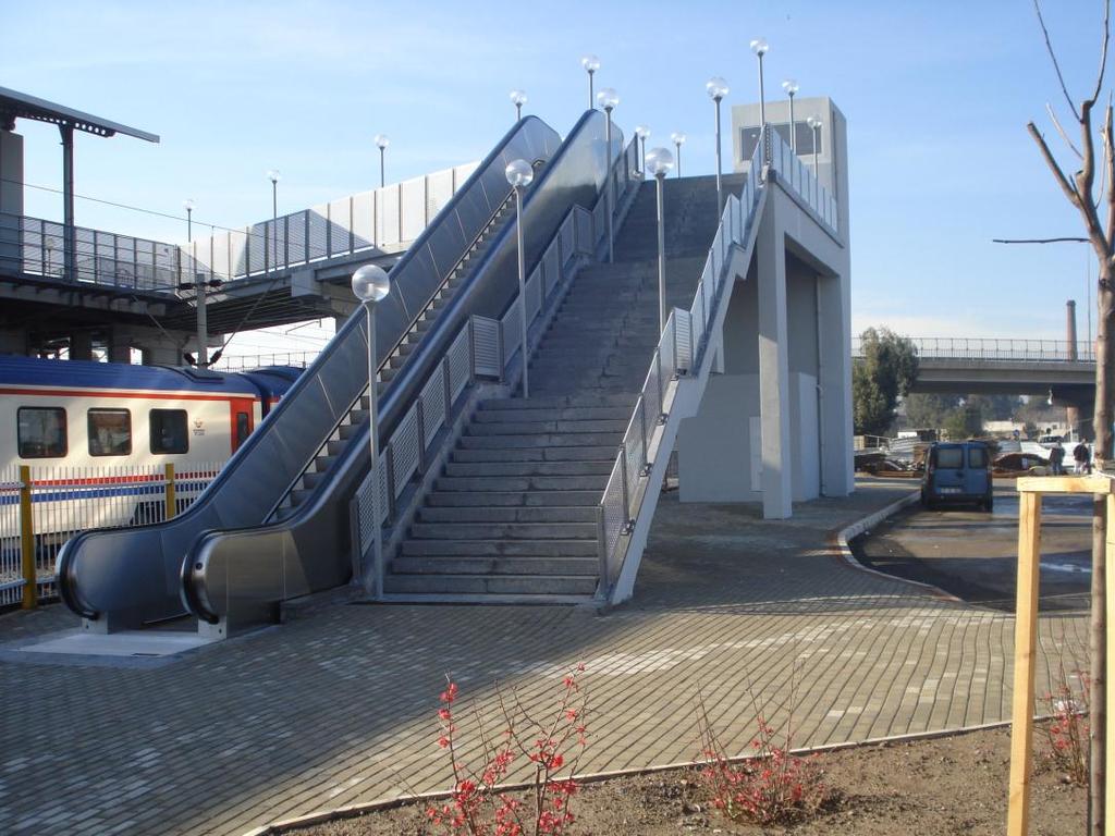 Halkapınar İstasyonunda 2 Adet Yaya Üst Geçidi Yapılması İşi; Halkapınar Metro ve Banliyö İstasyonlarını birbirine